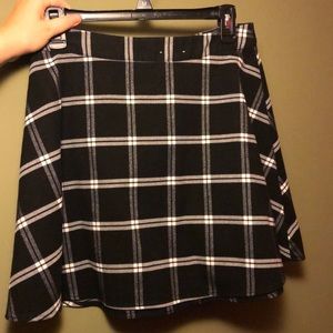 Plaid Flannel Skirt